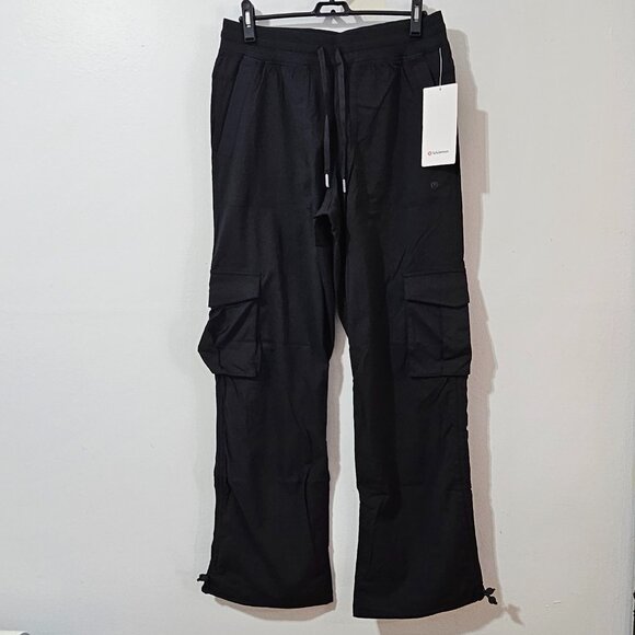 Lululemon Dance Studio Relaxed-Fit MR Cargo Pant - Black - W's Size M - LW5GILS - Picture 2 of 7
